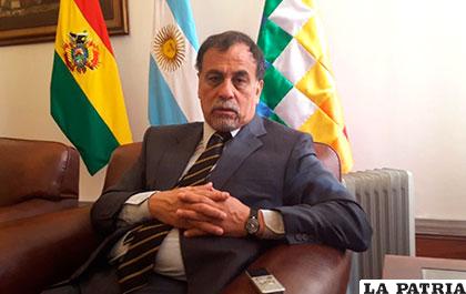Normando Álvarez, embajador de Argentina en Bolivia /ANF