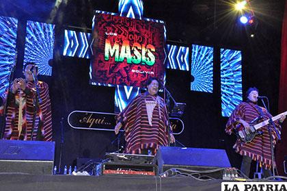 Gran presentación de Los Masis