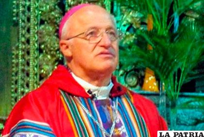 El Obispo de El Alto, Eugenio Scarpellini /ANF