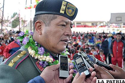 General Wilson Galindo anuncia licenciamiento de premilitares