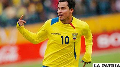 Kaviedes fue uno de los goleadores de la selección ecuatoriana