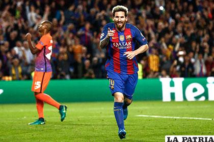 Messi celebra su conquista, Barcelona venció 4-0 al Manchester City /AS.COM