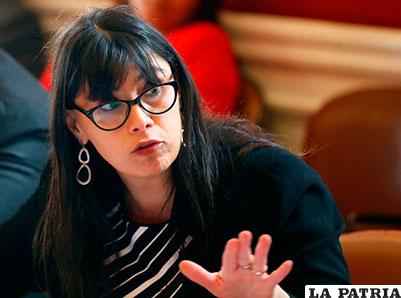 Javiera Blanco, ex ministra de Justicia de Chile /elmostrador.cl