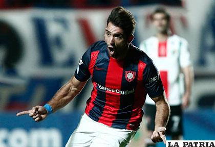 Martín Cauteruccio anotó el primer gol de San Lorenzo /perfil.com