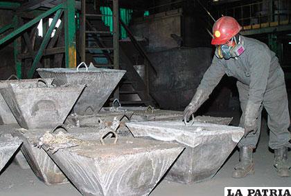 El complejo metalúrgico de Vinto aumentará su producción