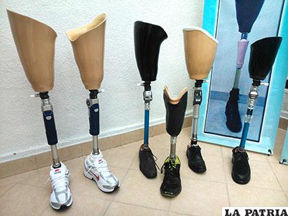 Ejemplos de prótesis que podrían elaborarse en Oruro /PROTESIS.COM