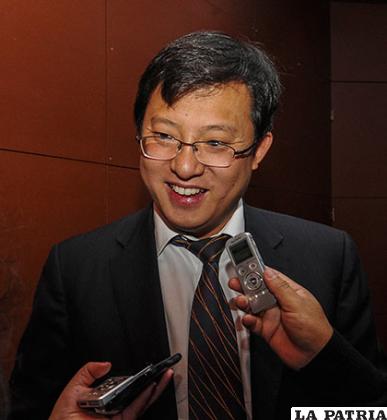 Yao Ming, consejero Económico y Comercial de China en Bolivia /APG