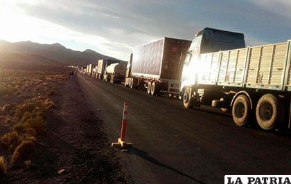 Camioneros bolivianos se sintieron perjudicados por paro en la Terminal Portuaria de Arica, Chile /GAMO