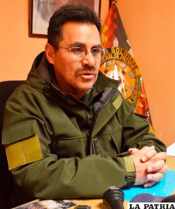 El jefe de Diprove, coronel Fernando Pérez