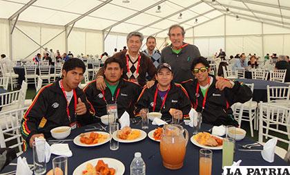 Representó a Bolivia en los Juegos del ALBA en Venezuela