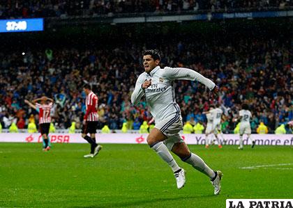 Álvaro Morata anotó el gol del triunfo del Real Madrid