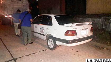 El vehículo utilizado para el atraco