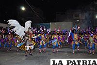 La Diablada Urus se presentará esta noche en la plaza 10 de Febrero