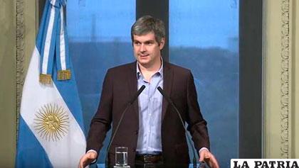 Marcos Peña, jefe de ministros del gabinete de Mauricio Macri /clarin.com