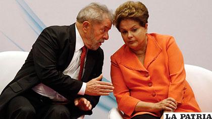 Los ex presidentes de Brasil, Lula y Rousseff /vejainternational.com