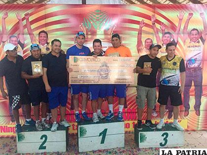 Ganadores en Senior más de 35 años en el torneo nacional Polanco