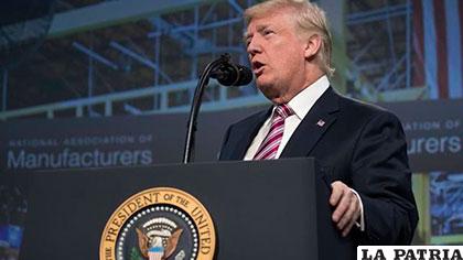 Trump afirma que no se conseguirá nada con Corea del Norte