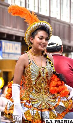 Hermosa figura de la morenada del 
