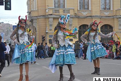 Tradicionales personajes de la diablada 