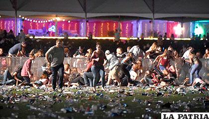 Conmoción de víctimas del tiroteo en Las Vegas /EFE