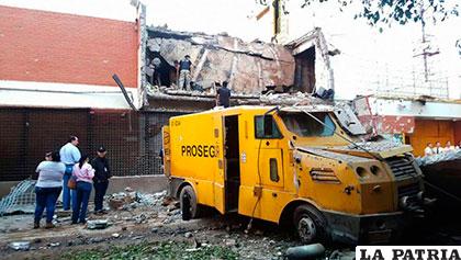 La escena del asalto que ocurrió en abril en Paraguay /El País