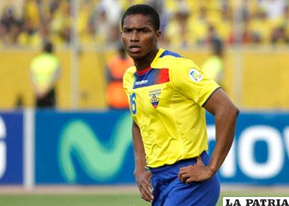 Antonio Valencia jugador de la selección colombiana