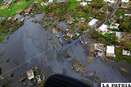 Daños tras el paso del huracán María en Puerto Rico