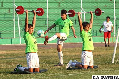 El cuadro boliviano se alistó para este partido en Santa Cruz