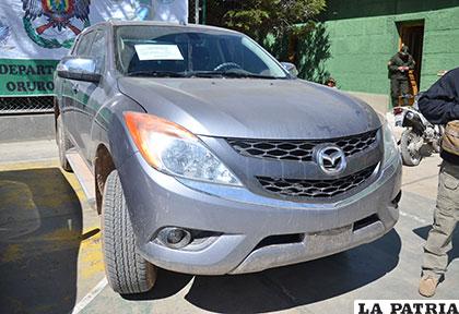 La camioneta robada en Chile ayer estuvo en el Comando de Policía