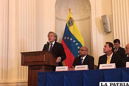 Refutan actitud de Almagro por aplaudir instalación de un Tribunal Supremo Venezolano