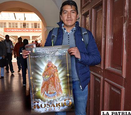 Miguel Choque invita a la fiesta de la Virgen del Rosario