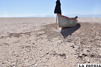Preocupación por una nueva sequía del lago Poopó /Archivo