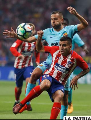 Atlético Madrid y Barcelona empataron 1-1