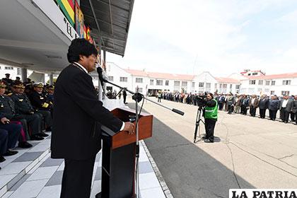 Evo Morales, Presidente del Estado Plurinacional /ABI