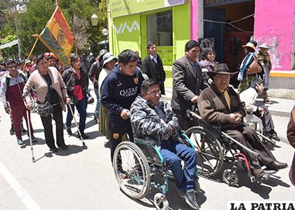 En Oruro existen más de tres mil personas con discapacidad