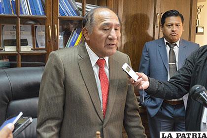 Jacinto Torrelio, administrador regional de la CNS de Oruro