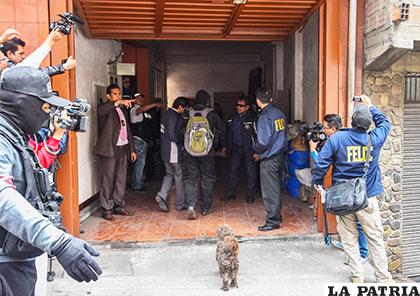 La Fiscalía hizo el allanamiento a un inmueble que habría adquirido Pari en La Paz /APG/Archivo