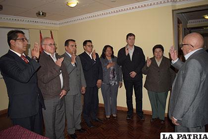 Nueva directiva de la Cámara de Industriales de Huajara Oruro