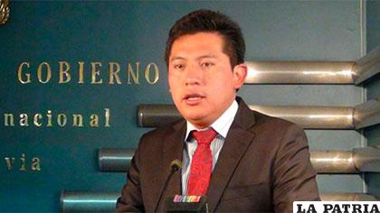 Viceministro Quiroga expresó su extrañeza con actitud de la Fiscalía /erbol.com.bo