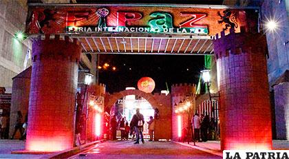 El esti lo medieval caracteriza la XVI versión de la Feria Internacional de La Paz 2017