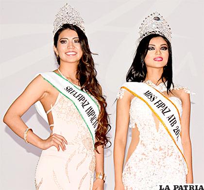 Camila Lara es Señorita Fipaz y Abril Ugarte es Miss Fipaz