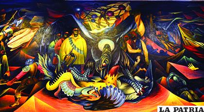 Las obras de Alandia Pantoja son un legado de la historia de Bolivia / losgalosdeasterix.blogspot.com