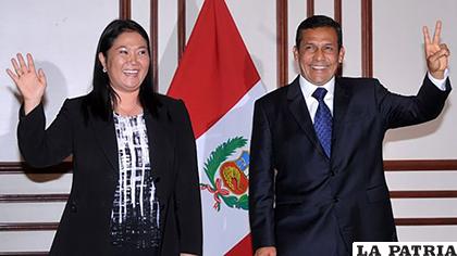 Keiko Fujimori y Ollanta Humala, inmersos en escándalos de corrupción /Telemetro