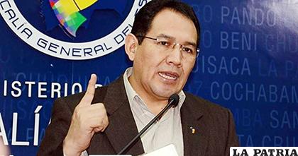 Fiscal General del Estado, Ramiro Guerrero /El Deber