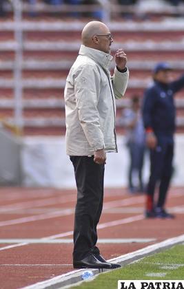 El director técnico de Bolívar, 
Alfredo Arias/ APG