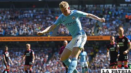 De Bruyne podría jugar contra el Liverpool /SPORT