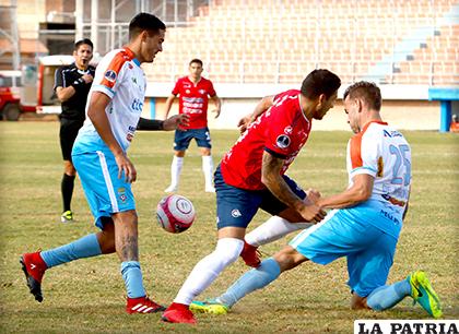 Fue empate 0-0 en el partido de ida en Cochabamba el 23/07/2018/ APG