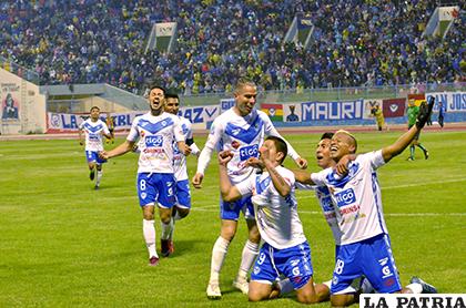 Carlos Saucedo ingresó en el segundo tiempo y marcó el tercer gol/ Reynaldo Bellota LA PATRIA