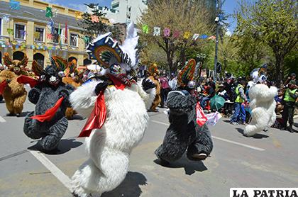 Osos alegres de la diablada 
