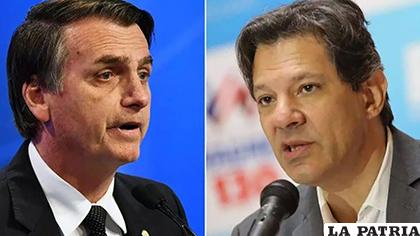 Haddad y Bolsonaro disputarán la segunda vuelta de las elecciones el 28 de octubre/EL DEBER